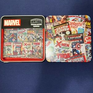Marvel Multi Character Genuine Leather Slim fold Wallet